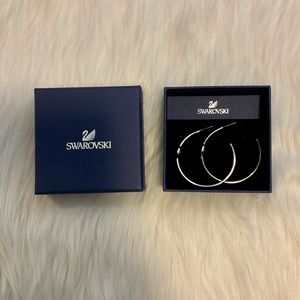 SWAROVSKI Hoop With Crystal. Worn Only ONCE.
